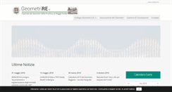 Desktop Screenshot of geometrire.it