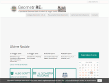Tablet Screenshot of geometrire.it